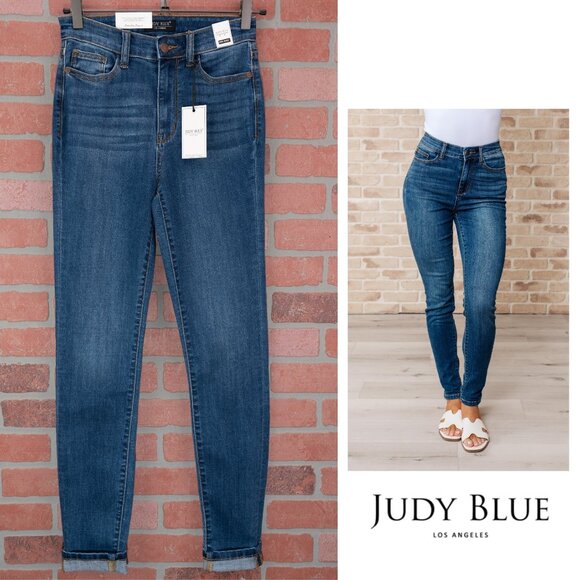 Judy Blue Denim - Judy Blue Skinny Jeans w/ Optional Cuff